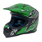 Casca pentru motocicleta si ATV, Enduro, marimea S, viziera reglabila, ABS, verde Casca pentru motocicleta si ATV, Enduro, marimea S, viziera reglabila, ABS, verde