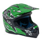 Casca Enduro marimea M, pentru motociclete, cross, ATV, orificii de ventilatie, viziera reglabila, verde