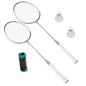 Set de badminton 4 in 1, pliabil, 2 rachete din aluminiu, valiza transport, 285x155 cm, paleta 66x20 cm Set de badminton 4 in 1, pliabil, 2 rachete din aluminiu, valiza transport, 285x155 cm, paleta 66x20 cm