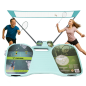 Set de badminton 4 in 1, pliabil, 2 rachete din aluminiu, valiza transport, 285x155 cm, paleta 66x20 cm Set de badminton 4 in 1, pliabil, 2 rachete din aluminiu, valiza transport, 285x155 cm, paleta 66x20 cm