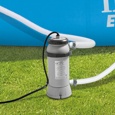 Incalzitor electric piscine 244-457 cm, mentinere temperatura 17-34 grade, 3 kW, 3785 l/h, 40x17 cm