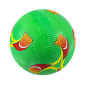 Minge de fotbal numar 5, diametru 21 cm, plasa si ac pompa, cauciuc multicolor