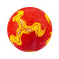 Minge de fotbal numar 5, diametru 21 cm, plasa si ac pompa, cauciuc multicolor