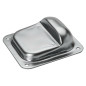 Opritor mecanic pentru porti batante, 158x138 mm, otel galvanizat Opritor mecanic pentru porti batante, 158x138 mm, otel galvanizat