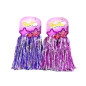 Set 2 pompoane pentru majorete, 42 x 17 x 3 cm, mov si roz Set 2 pompoane pentru majorete, 42 x 17 x 3 cm, mov si roz
