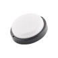 Lampa LED de interior, 12W, senzor de miscare, lumina alb neutra, 1050 lm, 155 x 51 mm, negru