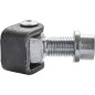 Balama M16 cu stift reglabil pentru porti batante, lungime 40–60 mm, corp galvanizat