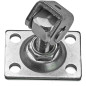 Balama galvanizata pentru porti si trape, filet M12, placa 75x55 mm, lungime reglabila, zincata Balama galvanizata pentru porti si trape, filet M12, placa 75x55 mm, lungime reglabila, zincata