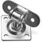 Balama reglabila cu placa 80x80 mm, filet de 16 mm, reglabila, lungime tija 45 – 65 mm, otel galvanizat Balama reglabila cu placa 80x80 mm, filet de 16 mm, reglabila, lungime tija 45 – 65 mm, otel galvanizat