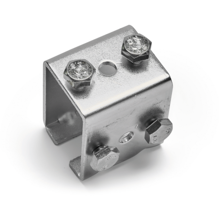 Conector de sina pentru porti suspendate, sistem 44, lungime 60 mm, otel, finisaj zincat