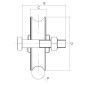 Roata culisanta pentru porti suspendate, rulmenti de 88 mm, profil 16 mm, otel galvanizat Roata culisanta pentru porti suspendate, rulmenti de 88 mm, profil 16 mm, otel galvanizat