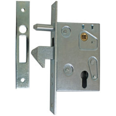 Broasca cu carlig pentru poarta culisanta 60/72 mm, latime 100 mm, tabla galvanizata