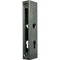 Carcasa metalica pentru broasca incastrabila, distanta 72 mm, profil 40x60 mm, otel negalvanizat