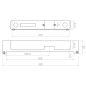 Carcasa galvanizata pentru yala electromagnetica, amortizoare cauciuc, placa sustinere, 40x40x2 mm Carcasa galvanizata pentru yala electromagnetica, amortizoare cauciuc, placa sustinere, 40x40x2 mm