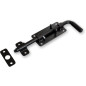 Zavor pentru porti mici si foi de usa, lungime 42 cm, inchiere reglabila, negru