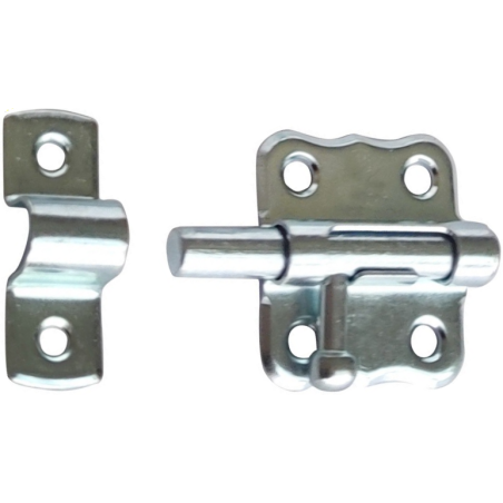 Zavor aplicat, cu piedica, otel galvanizat, lungime 46 mm, pentru securizare usi si porti