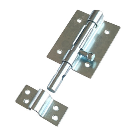 Zavor usa sau poarta, blocare lacat, lungime 108 mm, complet galvanizat