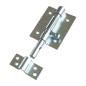 Zavor usa sau poarta, blocare lacat, lungime 108 mm, complet galvanizat