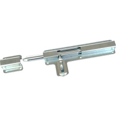 Zavor galvanizat aplicat pentru porti, reversibil, lungime 60 mm, argintiu