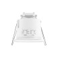 Senzor de miscare, incastrat in tavan, IP54, detectie 1-8m, radar CW 24GHz, raza 360 grade, 76 x 66.2 mm, alb