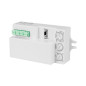 Senzor de miscare reglabil, 5/2000 LUX, 800W, pe perete sau tavan, IP20 Senzor de miscare reglabil, 5/2000 LUX, 800W, pe perete sau tavan, IP20