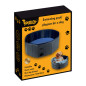 Piscina pentru caini, 160x30 cm, capacitate 600 litri, supapa scurgere, pliabila, PVC/ABS, gri