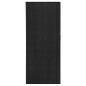 Usa de interior plianta tip acordeon, 203x80cm, negru, 0,7mm, RESIGILAT