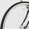 Bicicleta de oras 26 inch, cadru otel, portbagaj, jante aluminiu, cric, vintage, albastru