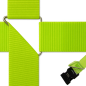 Curea cu cifru pentru valiza, reglabila 390 cm, fixare crossover, latime 5 cm, verde neon Curea cu cifru pentru valiza, reglabila 390 cm, fixare crossover, latime 5 cm, verde neon