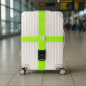 Curea cu cifru pentru valiza, reglabila 390 cm, fixare crossover, latime 5 cm, verde neon Curea cu cifru pentru valiza, reglabila 390 cm, fixare crossover, latime 5 cm, verde neon