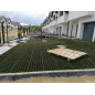 Pavaj ecologic parcari, grila tip fagure, 60x40x4 cm, 480 tone/mp, plastic verde