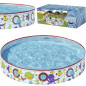 Piscina gonflabila pentru copii, 152x25 cm, 435 litri, rezistenta UV, vinil, PVC, multicolora