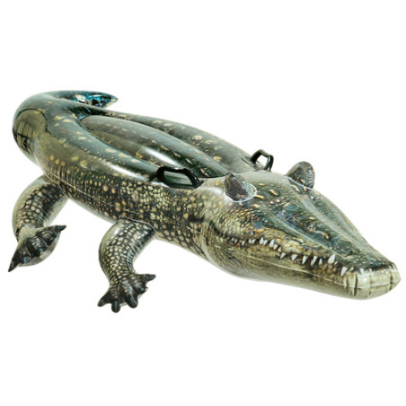 Saltea gonflabila Aligator, 170x86 cm, 2 manere sustinere, maxim 40 kg, 2 camere aer