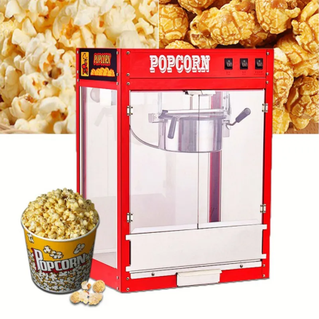 Masina de popcorn, 1300W, tehnologie cu aer cald, fara ulei, 300 g porumb/serie