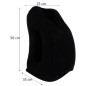 Perna gonflabila de calatorie, suport umeri si cap, sistem reglare aer, 50x35x25 cm