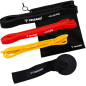 Set 3 benzi fitness si carlig, rezistenta 2-30 kg, grosime 4 mm, husa depozitare Set 3 benzi fitness si carlig, rezistenta 2-30 kg, grosime 4 mm, husa depozitare