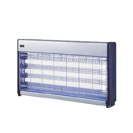 Aparat industrial anti-insecte, 3x20W, suprafata 200 mp, tava colectoare detasabila, gri/negru