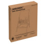 Tabla magnetica cu 2 fete, socotitoare, suport si accesorii, 32 x 41 x 67 cm, cadru din lemn