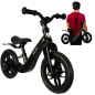 Bicicleta fara pedale, roti spuma EVA 12 inch, scaun reglabil, maxim 30 kg, curea transport