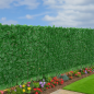Panou gard iedera artificiala, 100x300 cm, 6 panouri decorative, accesorii fixare