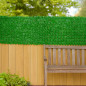 Panou gard iedera artificiala, 100x300 cm, 6 panouri decorative, accesorii fixare