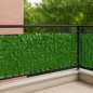 Panou gard iedera artificiala, 100x300 cm, 6 panouri decorative, accesorii fixare