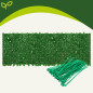 Panou gard iedera artificiala, 100x300 cm, 6 panouri decorative, accesorii fixare
