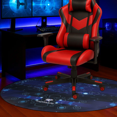 Covoras scaun birou, diametru 120 cm, rezistent la apa, lavabil la masina de spalat