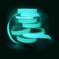 Banda fosforescenta autoadeziva, lumineaza aqua, rola 12 m lungime x 2 cm latime Banda fosforescenta autoadeziva, lumineaza aqua, rola 12 m lungime x 2 cm latime