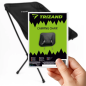 Scaun pliabil de camping, forma ergonomica, maxim 120 kg, husa transport, 30x36x62 cm Scaun pliabil de camping, forma ergonomica, maxim 120 kg, husa transport, 30x36x62 cm