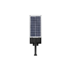 Lampa solara LED stradala, autonomie 6-20h, distanta detectare 6-8m, IP65, 6000K, 4200lm, 300W, 300 surse, negru