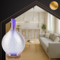 Umidificator aer cu ultrasunete, difuzor aromaterapie, lampa ambientala 7 culori, 200 ml Umidificator aer cu ultrasunete, difuzor aromaterapie, lampa ambientala 7 culori, 200 ml