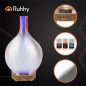 Umidificator aer cu ultrasunete, difuzor aromaterapie, lampa ambientala 7 culori, 200 ml Umidificator aer cu ultrasunete, difuzor aromaterapie, lampa ambientala 7 culori, 200 ml