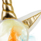 Costum unicorn 3 piese, pentru fete, 130-140 cm, rochita, bentita cu corn, aripi, multicolor
